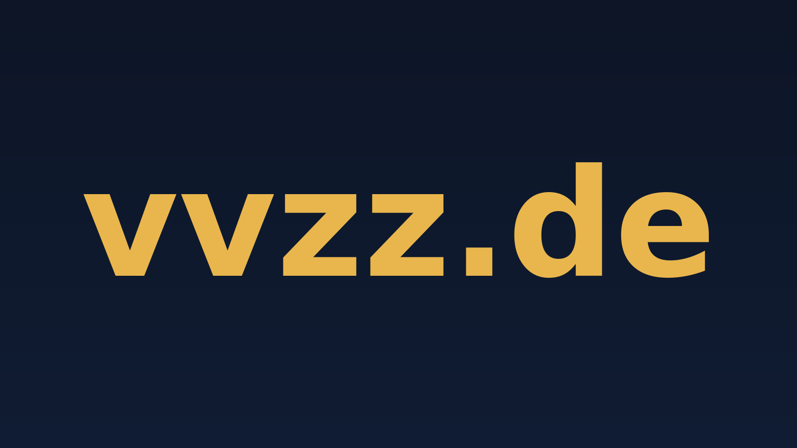 vvzz.de – Domain zu verkaufen